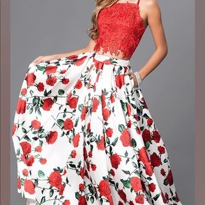 Rose Prom Dress